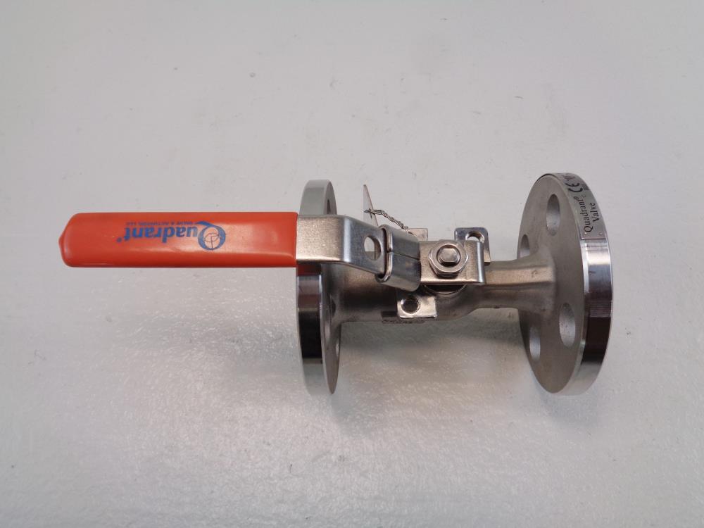 Quadrant 1/2" 150# CF8M Flanged Ball Valve, Fig# F1RSSRRLH1F050